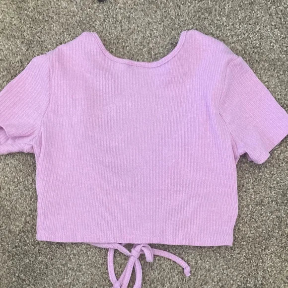 Wild Fable Pink Ribbed Top - Picture 3 of 3